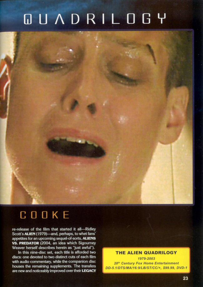 Aliens - Video Watchdog #106 May 2004 - Alien Quadrilogy - PAGE 3
Keywords: aliens_media;all_media_articles;media_review;media_promotion