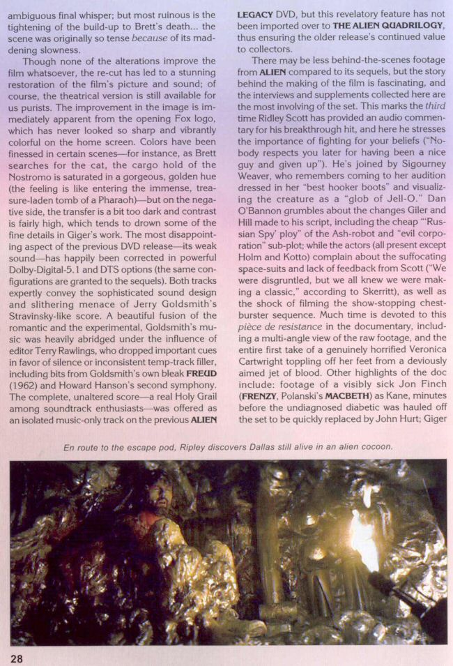 Aliens - Video Watchdog #106 May 2004 - Alien Quadrilogy - PAGE 8
Keywords: aliens_media;all_media_articles;media_review;media_promotion