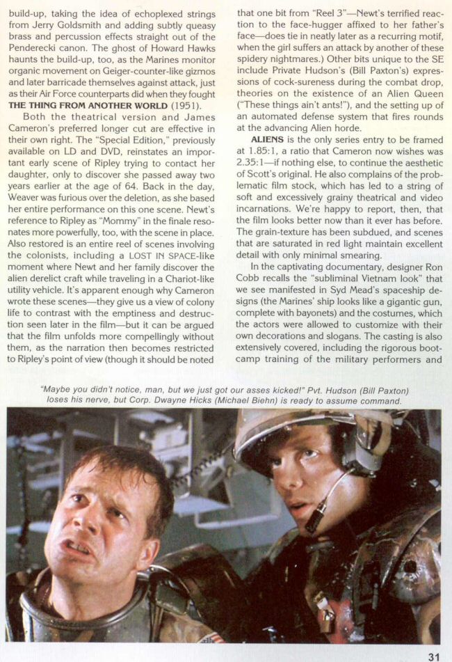 Aliens - Video Watchdog #106 May 2004 - Alien Quadrilogy - PAGE 11
Keywords: aliens_media;all_media_articles;media_review;media_promotion