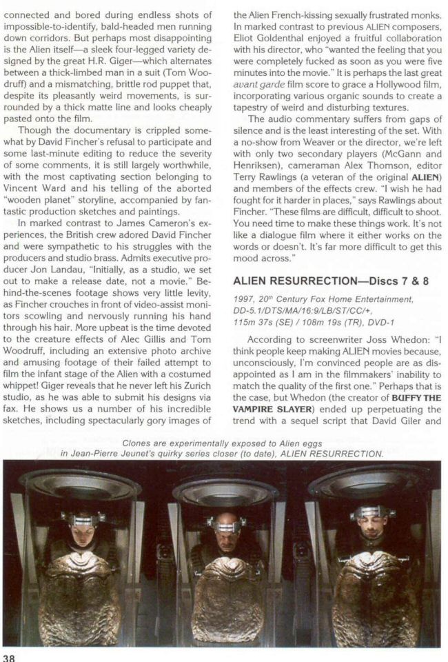 Aliens - Video Watchdog #106 May 2004 - Alien Quadrilogy - PAGE 18
Keywords: aliens_media;all_media_articles;media_review;media_promotion