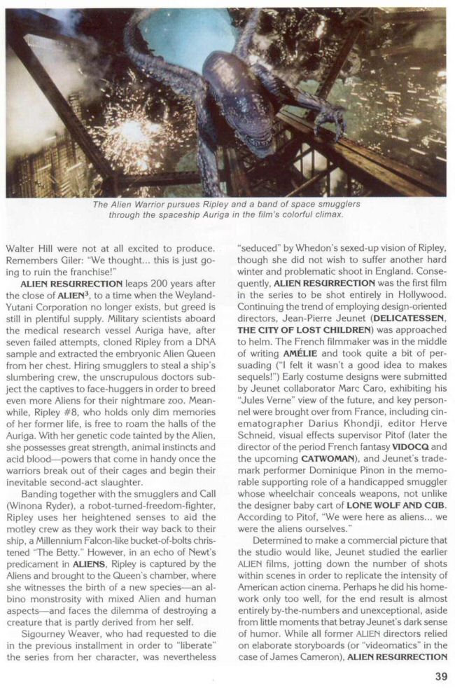 Aliens - Video Watchdog #106 May 2004 - Alien Quadrilogy - PAGE 19
Keywords: aliens_media;all_media_articles;media_review;media_promotion