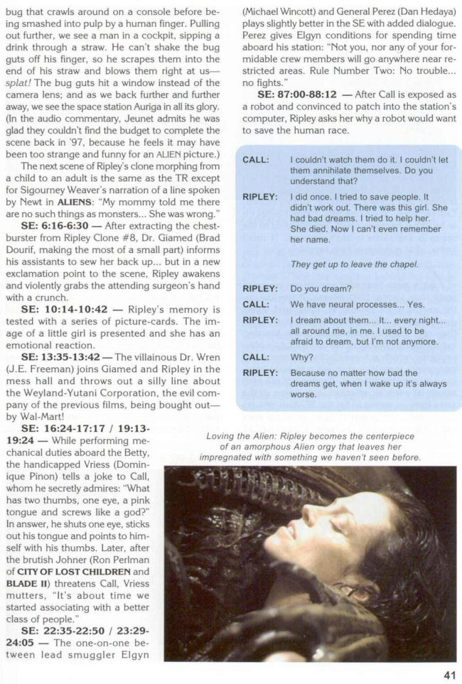 Aliens - Video Watchdog #106 May 2004 - Alien Quadrilogy - PAGE 21
Keywords: aliens_media;all_media_articles;media_review;media_promotion