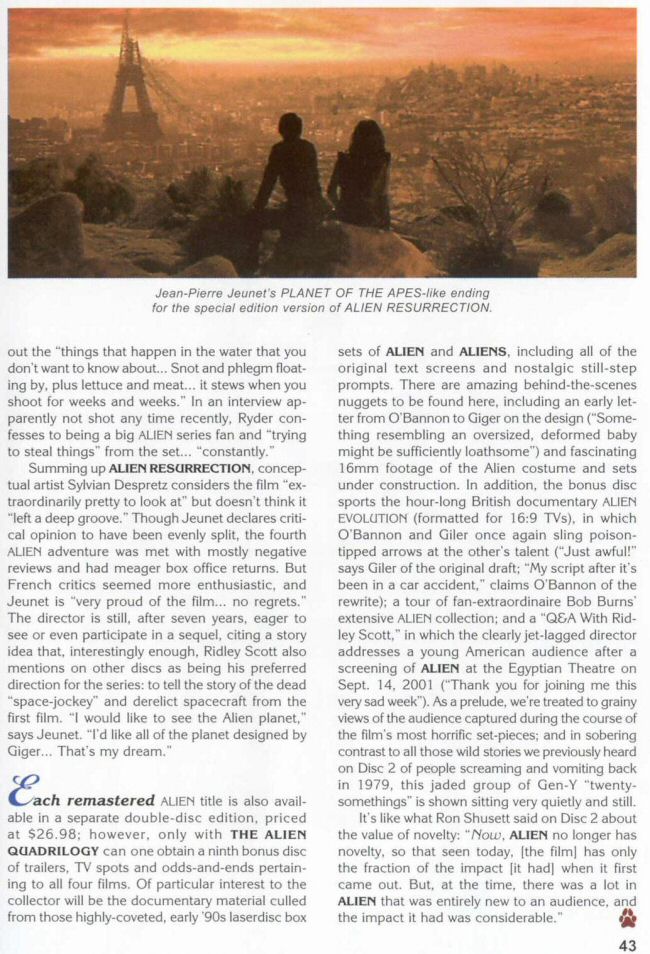 Aliens - Video Watchdog #106 May 2004 - Alien Quadrilogy - PAGE 23
Keywords: aliens_media;all_media_articles;media_review;media_promotion