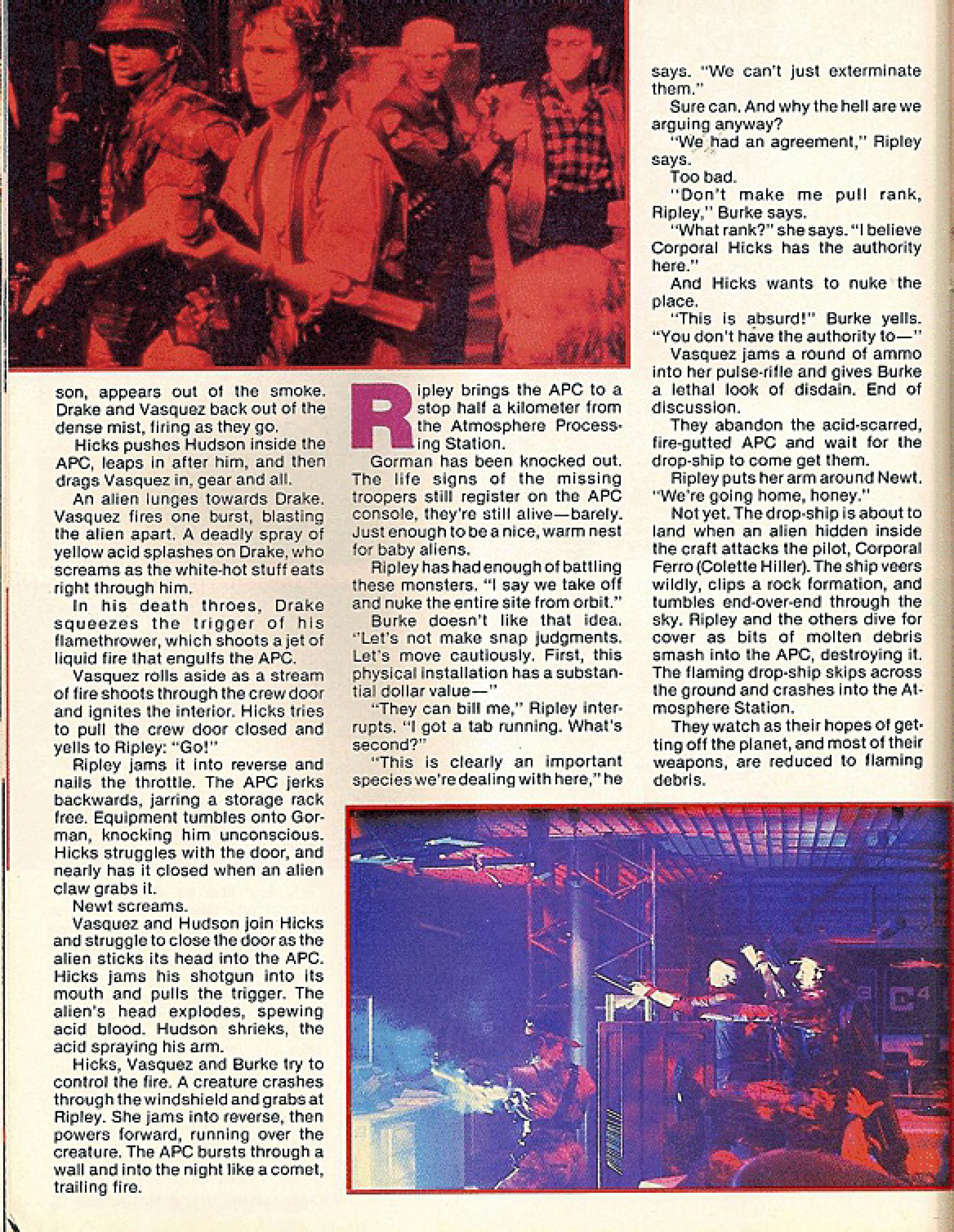 Aliens The Official Movie Magazine 1986 Page 07
Keywords: aliens_media;all_media_articles;media_promotion;media_magazine