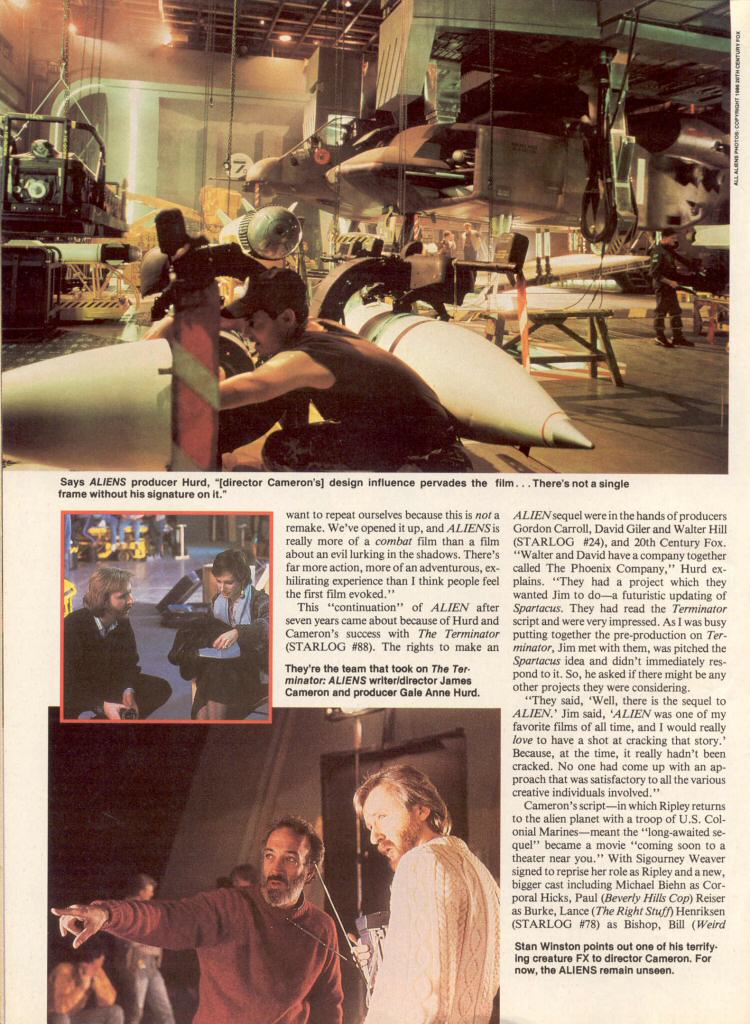 Aliens - Starlog #106 May 1986 - Life Among The Aliens - PAGE 3
Keywords: ;media_review