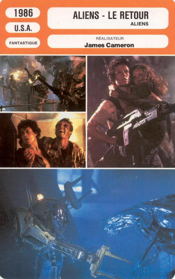Aliens - Le Retour - French Publicity Card - FRONT
Keywords: all_media_articles;aliens_media;media_promotion