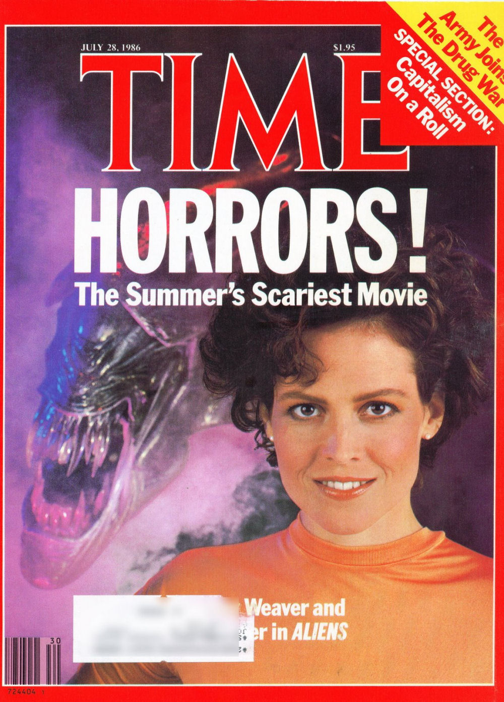 Aliens - TIME Magazine July 28, 1986 - Horrors! - PAGE 1
Keywords: ;media_review