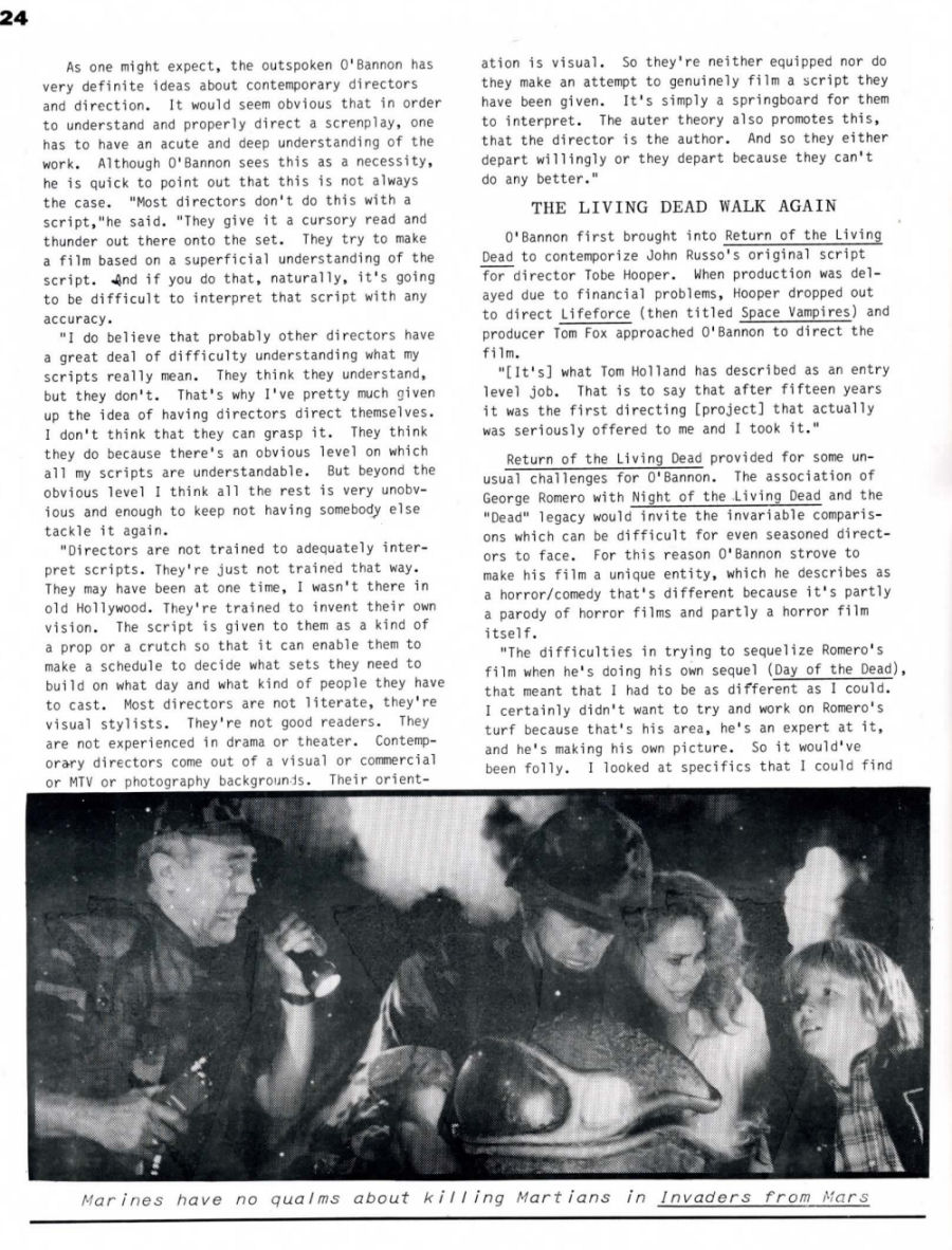 Dan O'Bannon Interview Page 02
Keywords: all_media_articles;aliens_media;media_review