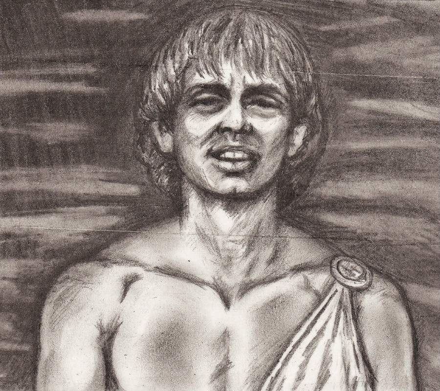 St. Sebastian - Art by Helen
Keywords: martyrdom_sebastian_art