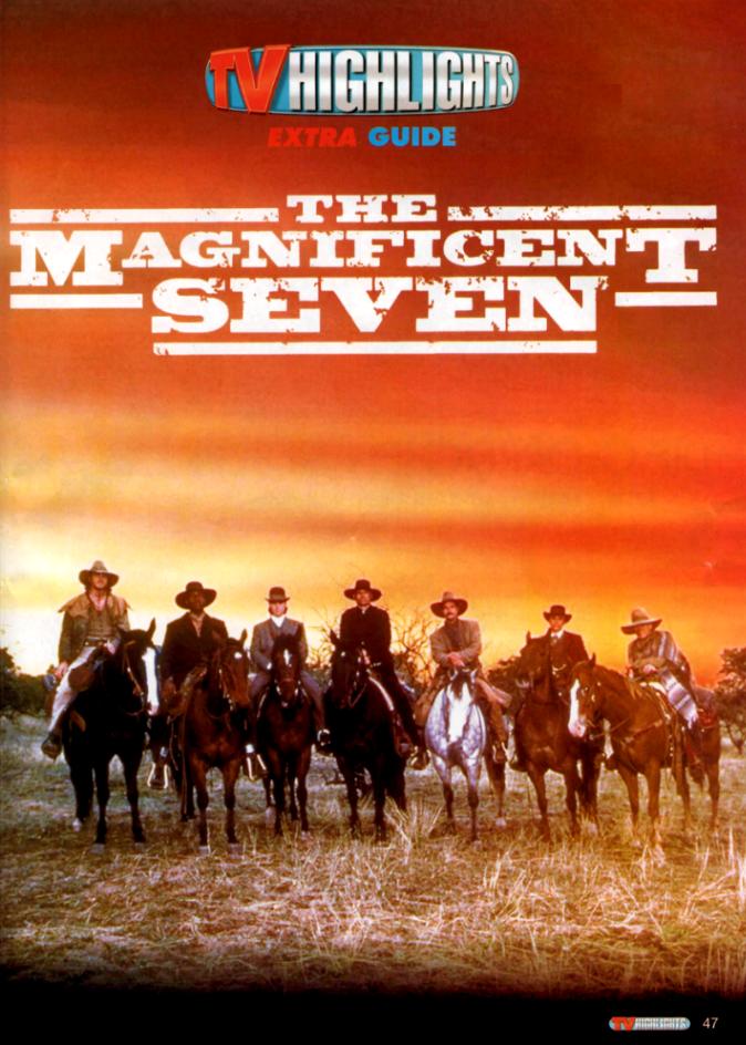 The Magnificent Seven TV Highlights Weekly January 2002 - PAGE 1
Written in German 
Keywords: ;media_review