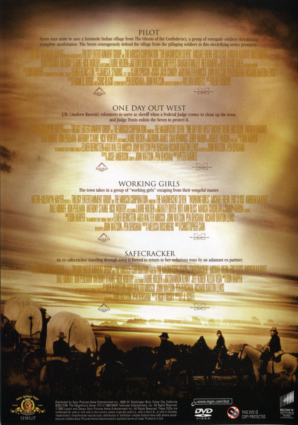 The Magnificent Seven - Region 1 - Season 1 - DVD Boxset - PAGE 2
Keywords: magnificent_7_media;all_media_articles;media_cover