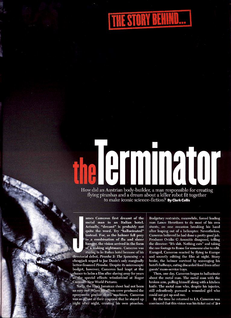 The Terminator - The Story Behind the Terminator - PAGE 2
Total Film #51 April 2001
Keywords: terminator_media;all_media_articles;media_review