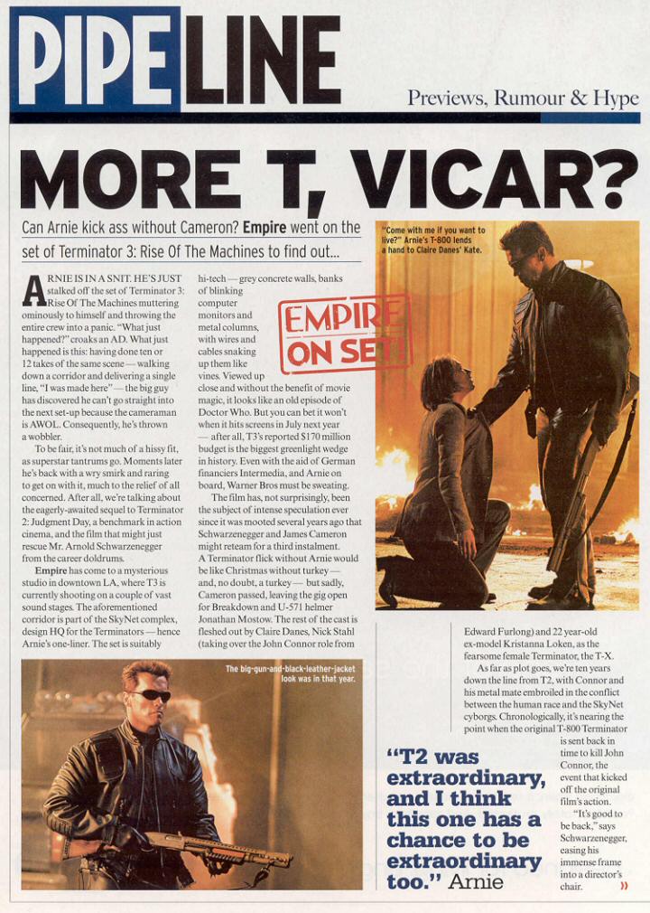 The Terminator - Empire December 2002 - More T, Vicar? - PAGE 1
Keywords: ;media_review
