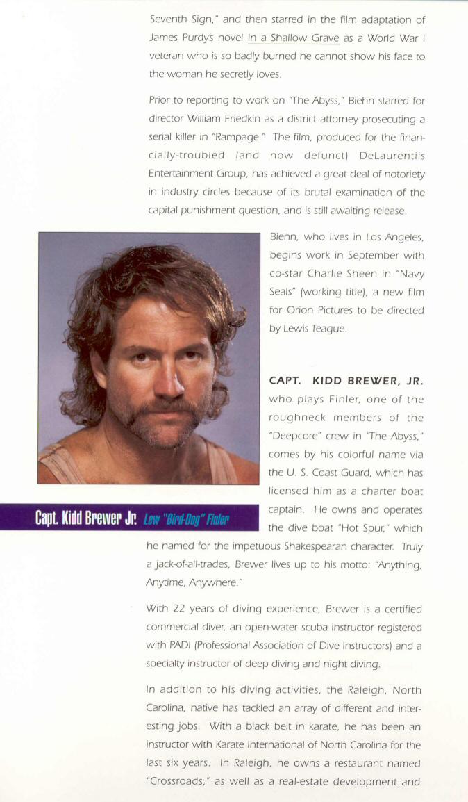 The Abyss - Boxed Press Kit - About The Actors - PAGE 5
Keywords: abyss_media;media_presskit;all_media_articles