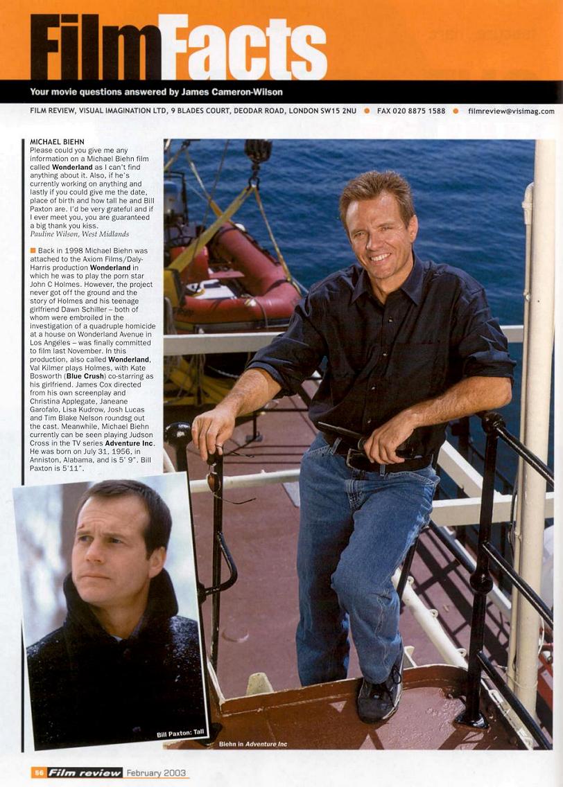 Adventure Inc - Film Review #627 Feb 2003 - Film Facts
Keywords: adventure_inc_media;all_media_articles;media_review