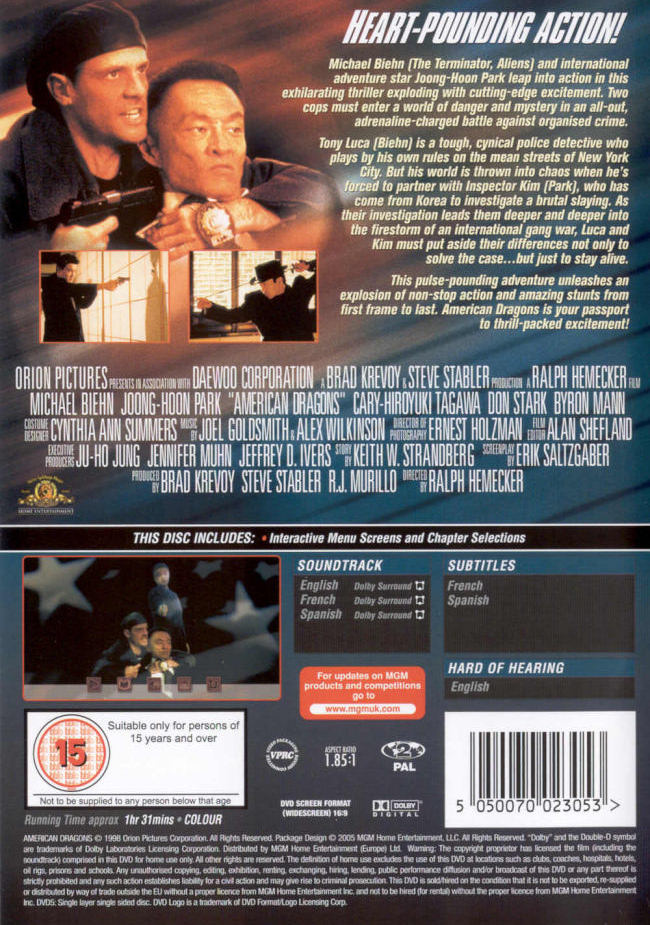 American Dragons - Region 2 - DVD Cover - BACK
Keywords: ;media_cover