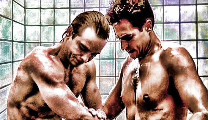 Chris and Vin - Shower by DichotomyStudios
Keywords: mag7_art