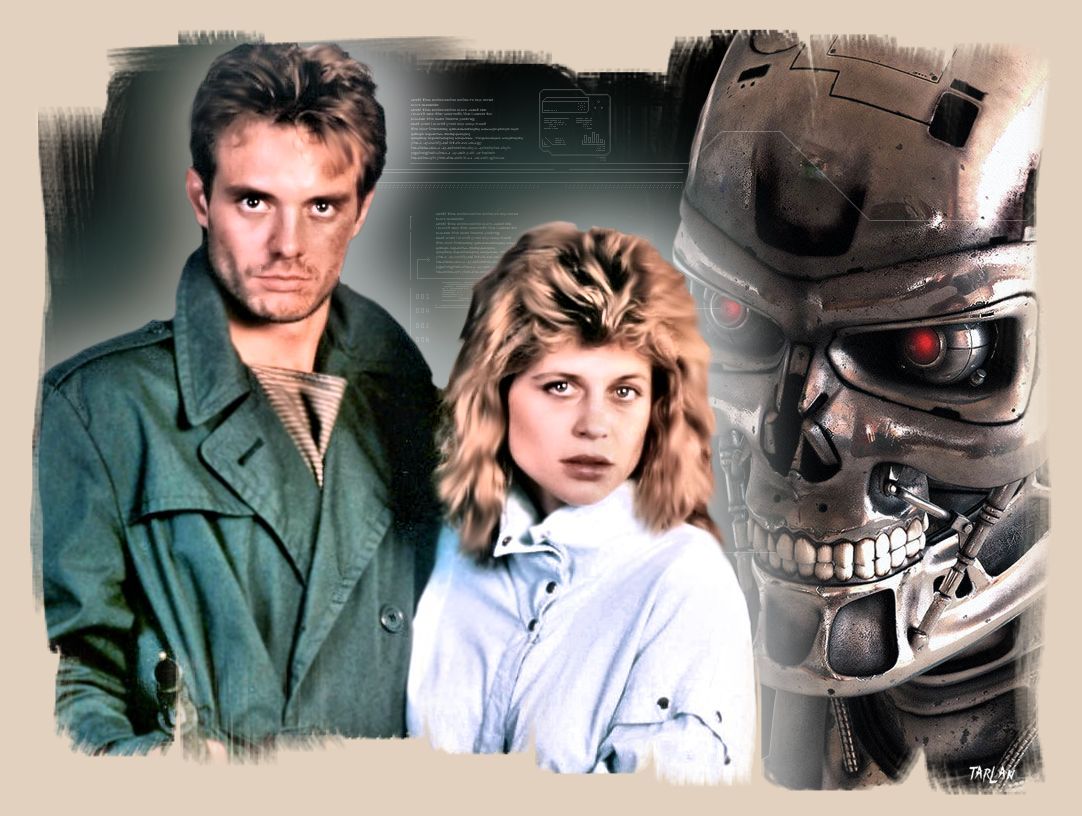Terminator - Kyle and Sarah by Tarlan
Created for Biehn Month April 2014
Keywords: terminator_art;terminator_wpr