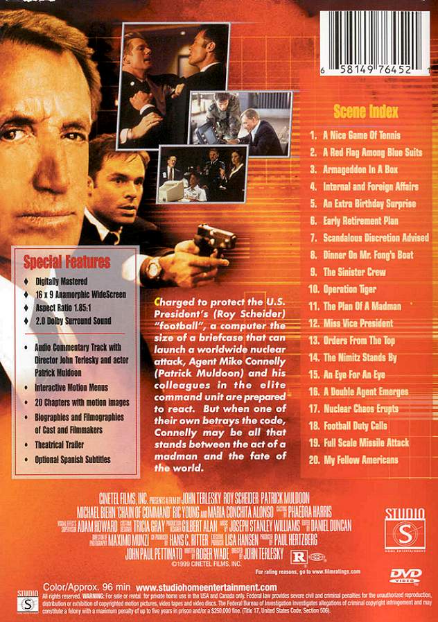 Chain of Command - Region 1 - DVD Cover - BACK
Keywords: chain_command_media;all_media_articles;media_cover