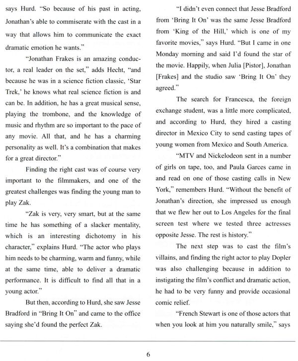 Clockstoppers - Press Kit - About the Film - PAGE 4
Keywords: ;media_presskit