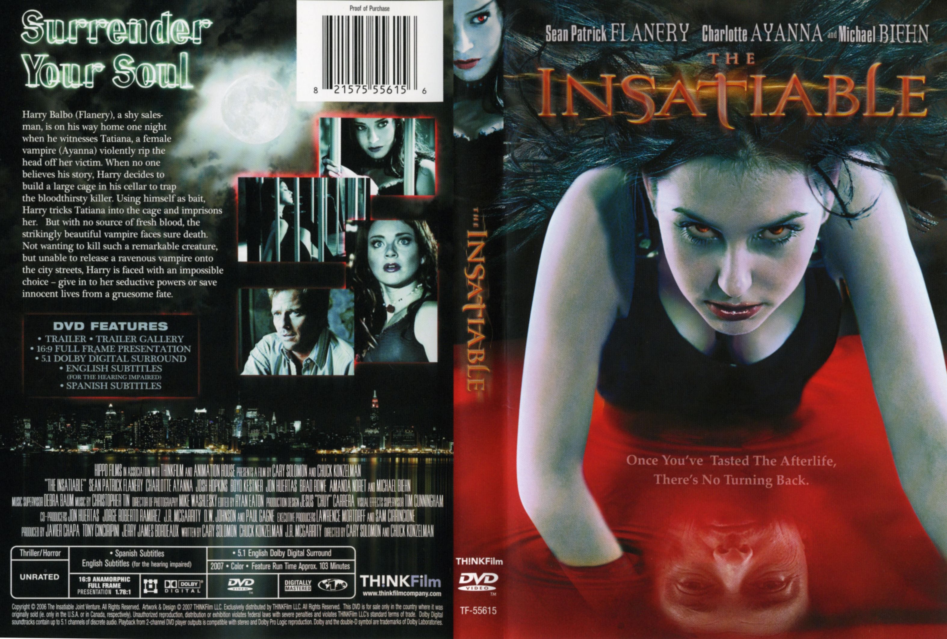 The Insatiable - Region 1 DVD Cover - FULL
Keywords: insatiable_media;all_media_articles;media_cover