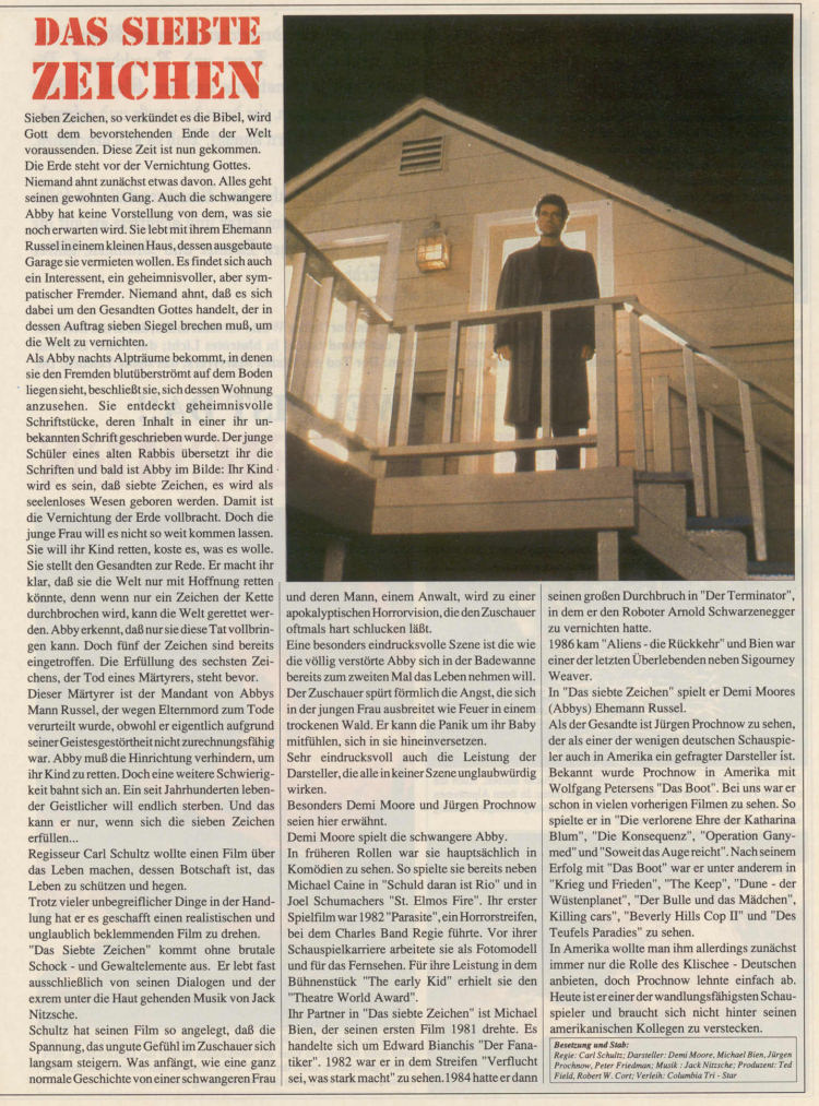 The Seventh Sign - Das Ende Der Welt Ist Da! - PAGE 2
Keywords: 7th_sign_media;all_media_articles;media_review