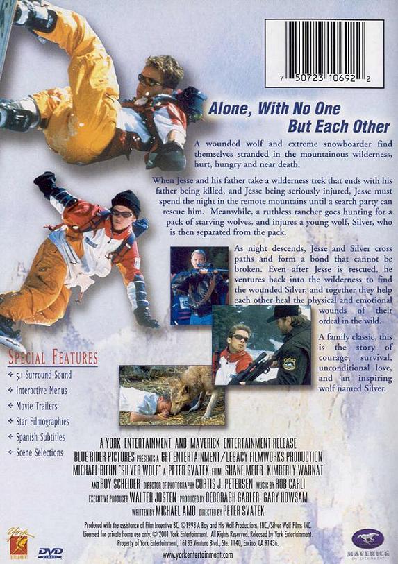 Silver Wolf - Region 1 - DVD Cover - BACK
Keywords: ;media_cover