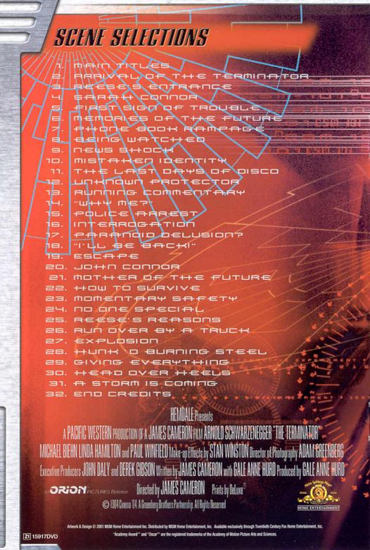 The Terminator - DVD Booklet - PAGE 8
Keywords: terminator_media;all_media_articles;media_review