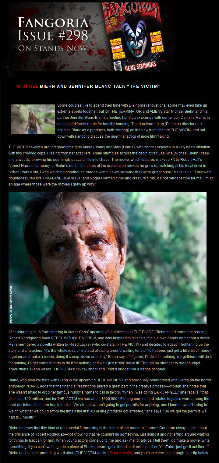 The Victim - Charity Screening to Support Japan's Earthquake/Tsunami Victims - 5th Dec 2011
DreadCentral
Reviewer - Doctor Gash
Keywords: all_media_articles;victim_media;media_review