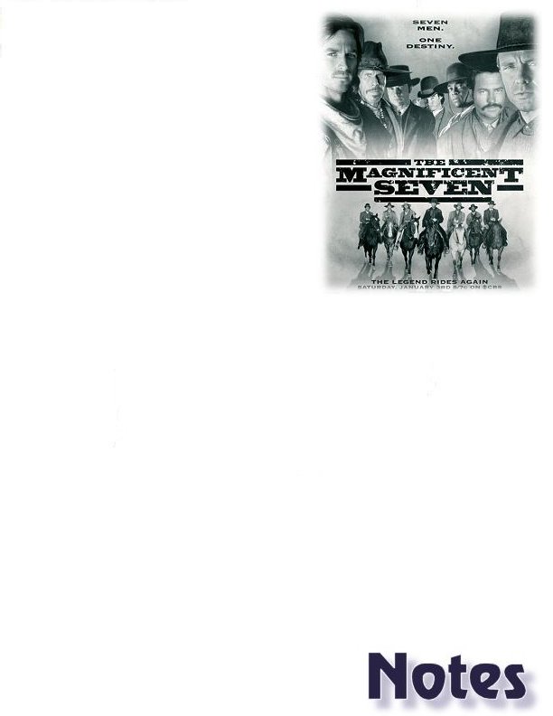 The Magnificent Seven Notes by Tarlan
Letter-sized. Laminate to use as a noticeboard.
Keywords: magnificent_7_stnry;stationery